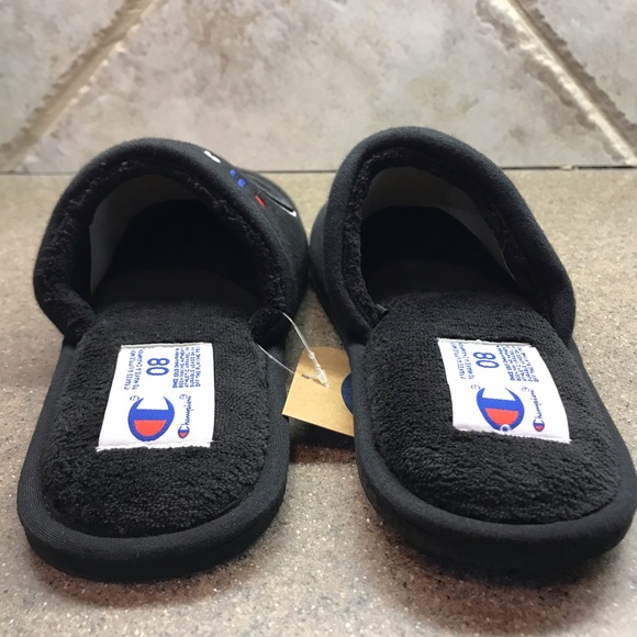 🆕 Champion SleepOver II Black Slippers Unisex - Picture 5 of 9
